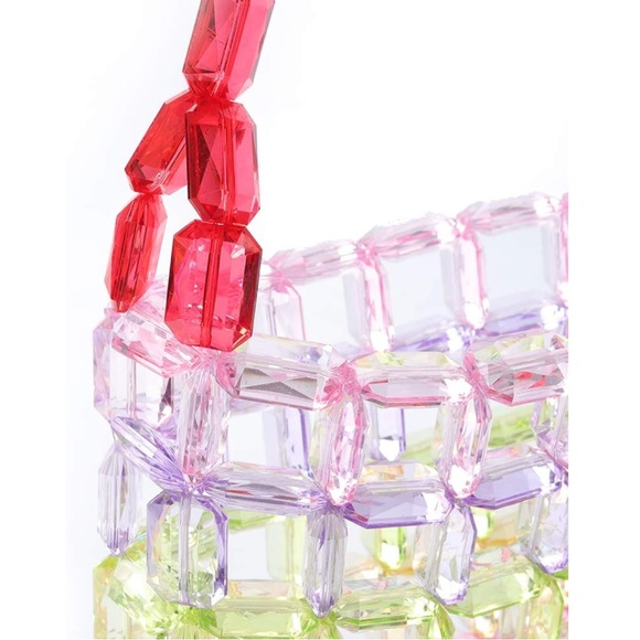 Candy Rainbow Beaded Purse - Picture 5 of 5